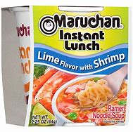 MARUCHAN INSTANT LIME SHRIMP 12/2.25 OZ/ 64 gr