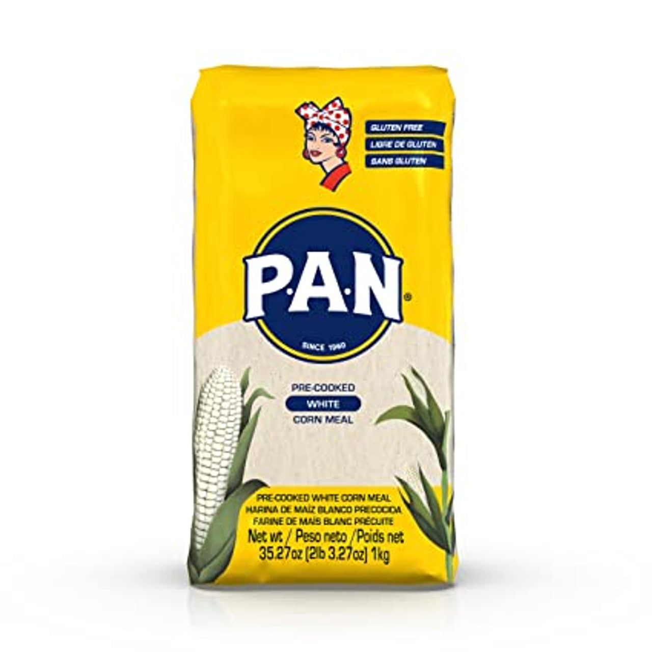 P.A.N. White Corn Meal 10/2.2lb