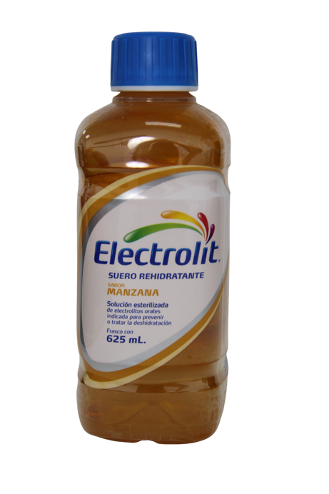 ELECTROLIT MANZANA 12/625ML