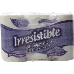 IRRESISTIBLE BATH TISSUE LAVENDER SCENT 12RL