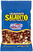 Winnuts Cacahuate Saladito 150gr 12-5-1/4 OZ