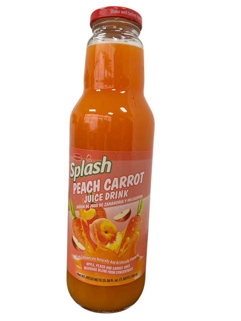 APPLE CARROT JUICE DRINK (PEACH) 8/750ML