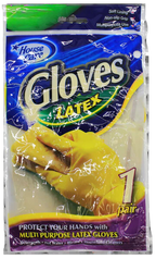 House Care Latex Gloves 12/1pk/m