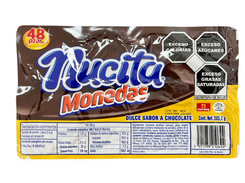 NUCITA MONEDAS DE CHOCOLATE 18/48PZ