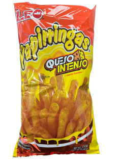 MXC LEO PAPIRRINGAS QUESO INTENSO 90G