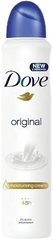 DOVE ORIGINAL ANTIPERSPIRANT DEODORANTS 6/250ml