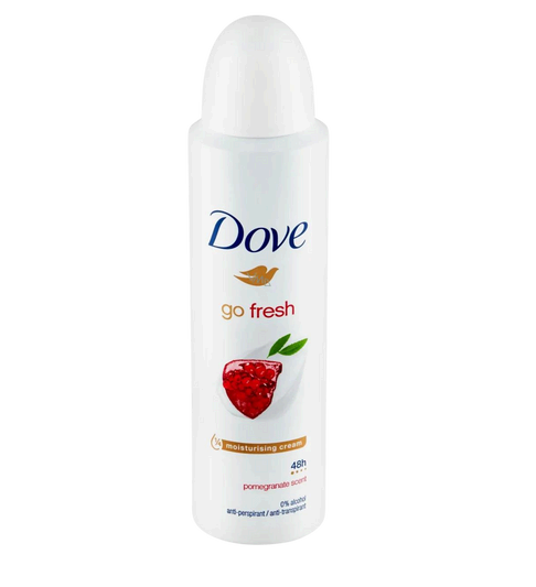 DOVE SPRAY GO FRESH POMEGRANATE  6/150ML