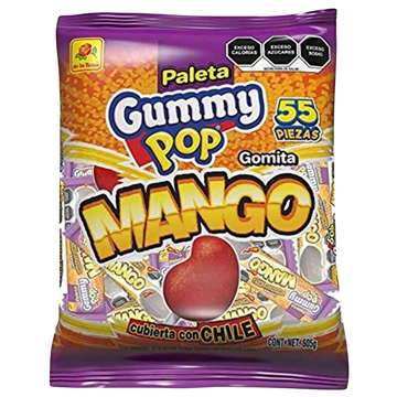 Spicy Gummy Pop Mango 16/55ct