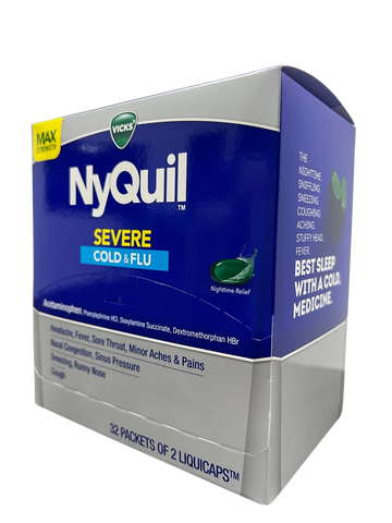 NYQUIL SEVERE COLD & FLU 32/2CAP