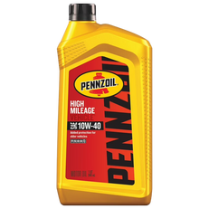 PENNZOIL HIGH MILEAGE 10W-40 6/1QT