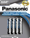 PANASONIC BATTERIES AAA4 SUPER HEAVY DUTY