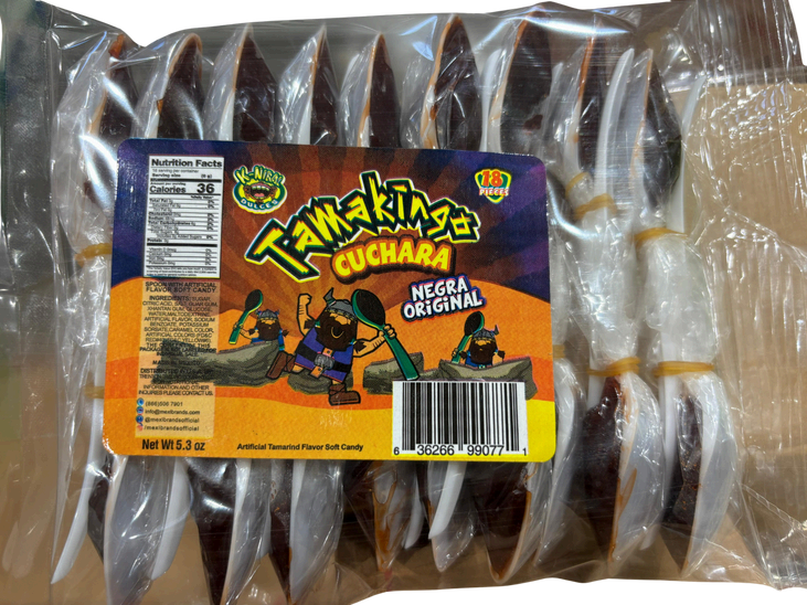 Cuchara Tamakingo Negra 24/18pc