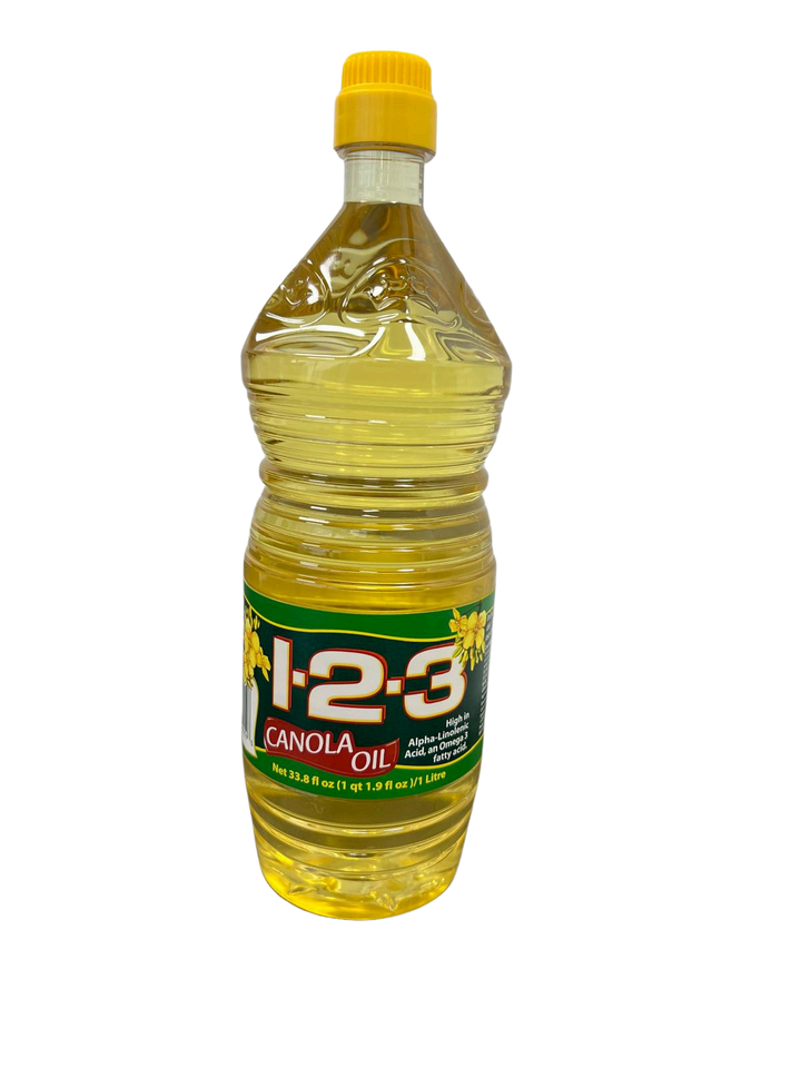 1-2-3 Canola Oil 12/33.8 oz