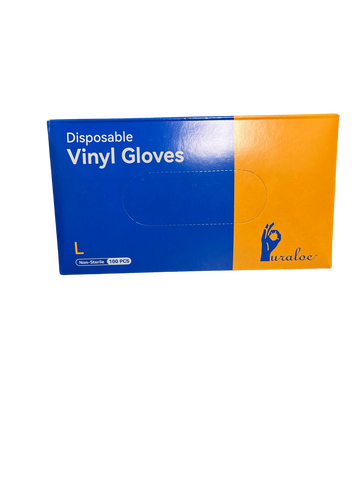Vinyl Industrial Gloves M 10/100