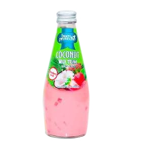 Buen Provecho COCONUT MILK SMALL STRAWBERRY with NATA 24/ 290 ml