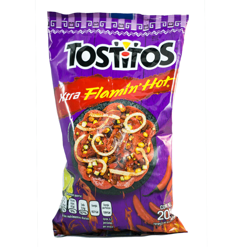MXC Tostitos Extra Flaming Hot Purple 175GR