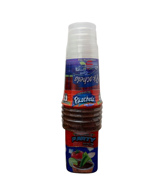 Picachela Party Mix Michelada Mix Case of 12ctwith 32oz plus 6cups Singles