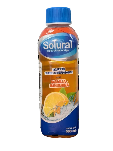 Solural Electrolitos Naranja Mandar 12/500ml