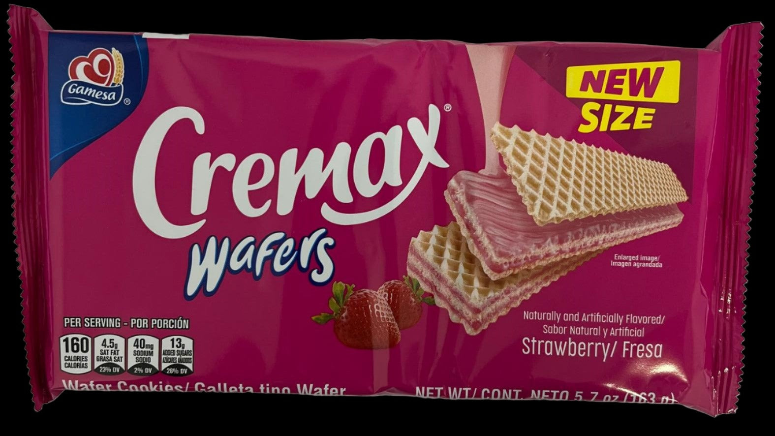 Gamesa Cremax  Wafers Strawberry 19/5.7oz