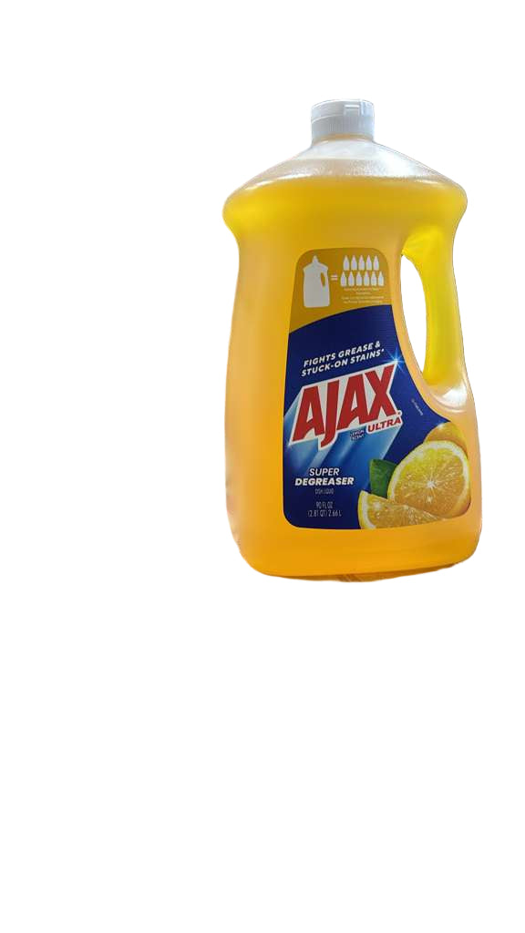 Ajax Dishwash Liquid 4/90oz Lemon