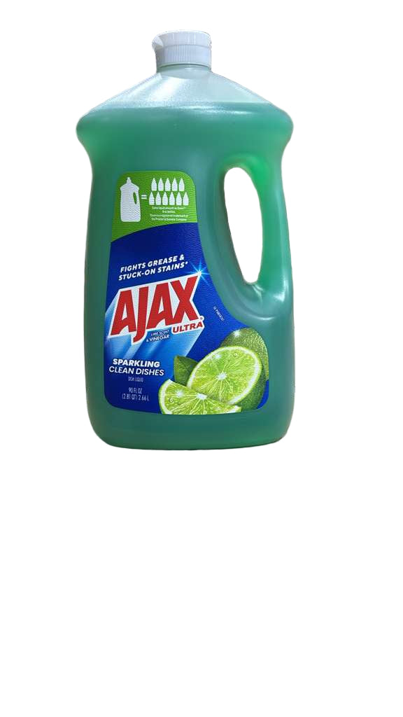 Ajax Dishwash Liquid 4/90oz Vinegar+Lime