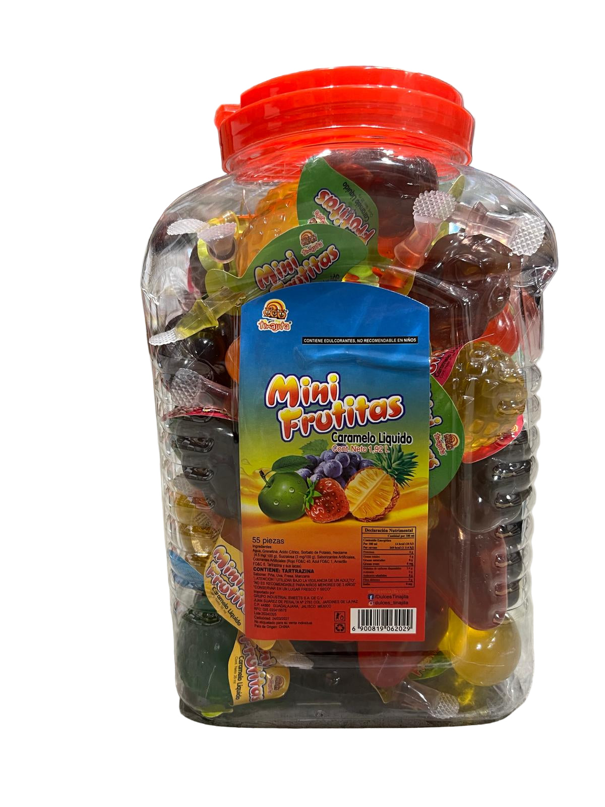 DELICIAS MINI FRUTITAS VITROLERO 8/55 15.40KG