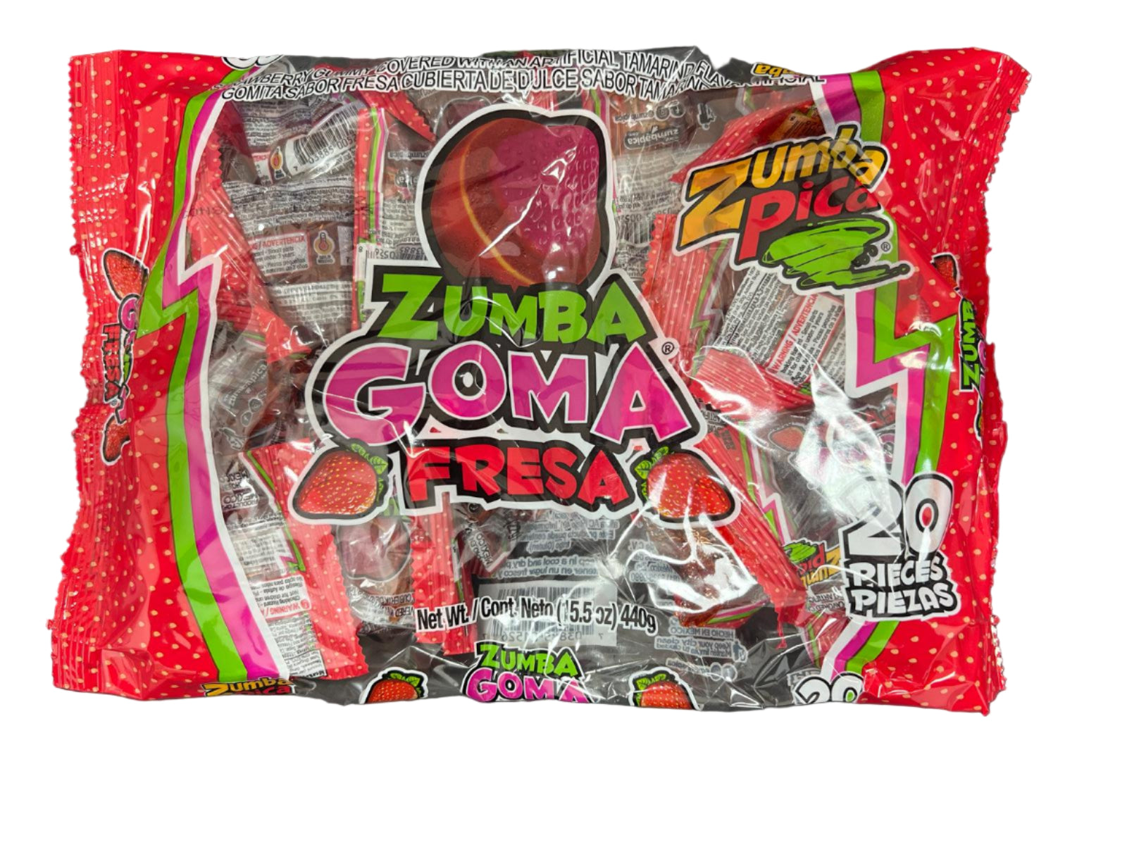 Zumba Pica Goma Sandia 20/20