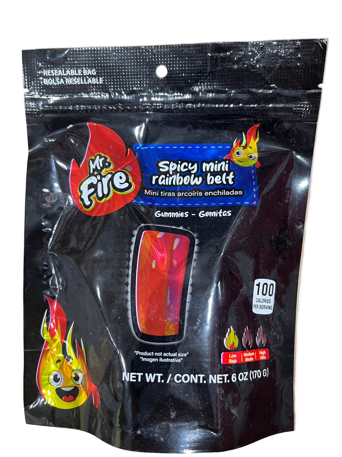 Mr Fire Spicy Mini Rainbow Belts 12/6oz