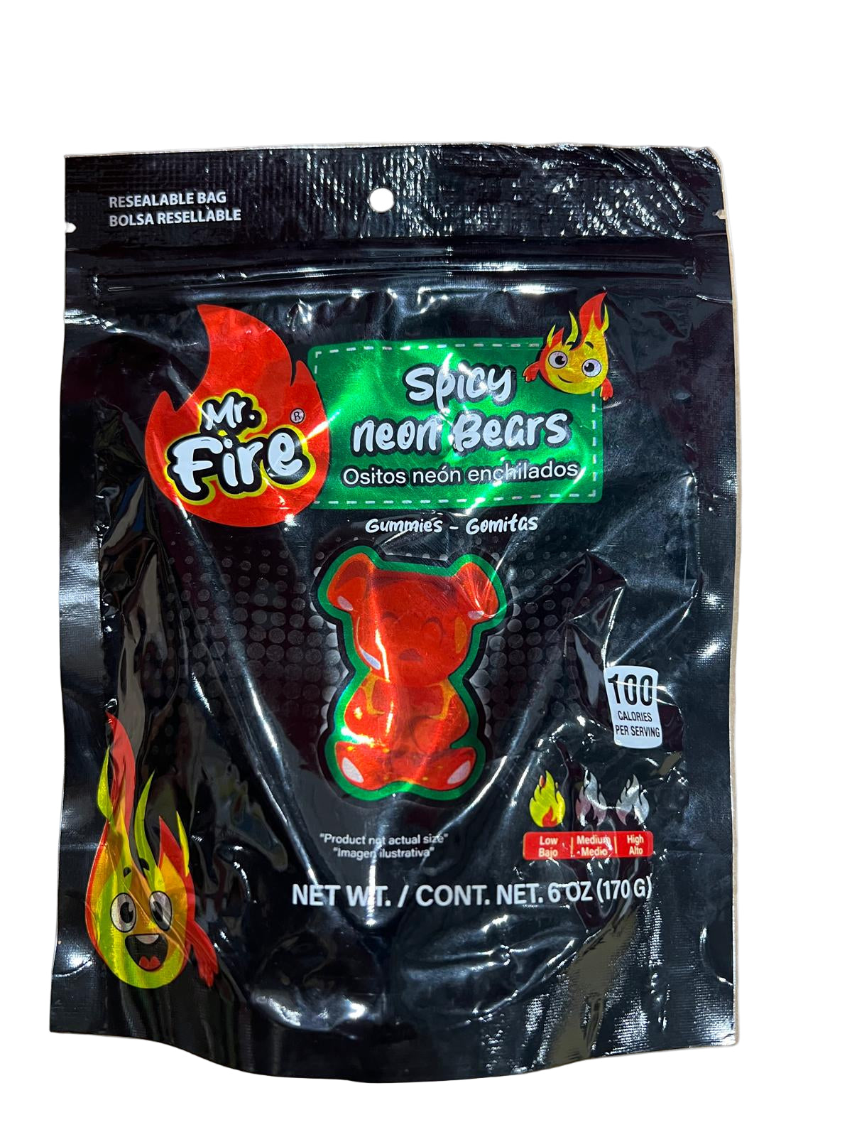 Mr Fire Spicy Neon Bears 12/6oz