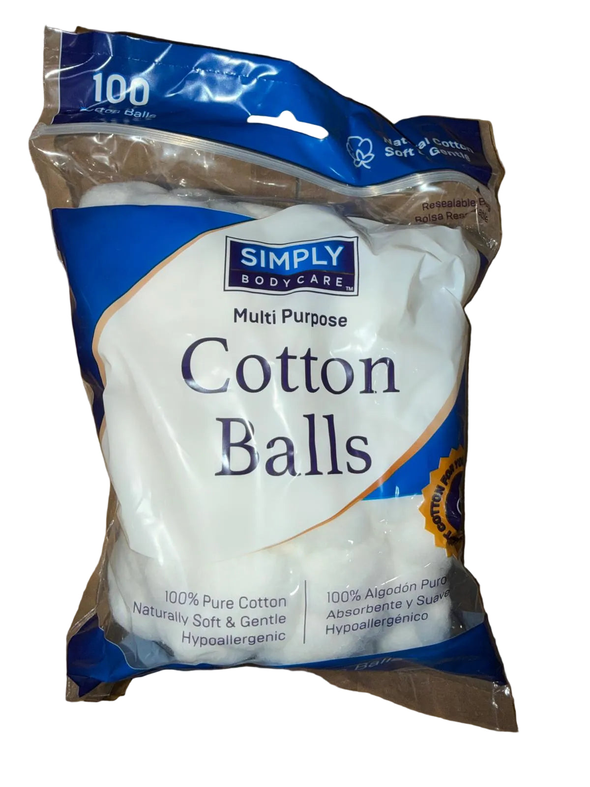 Simply Bodycare Cotton Balls 100ct