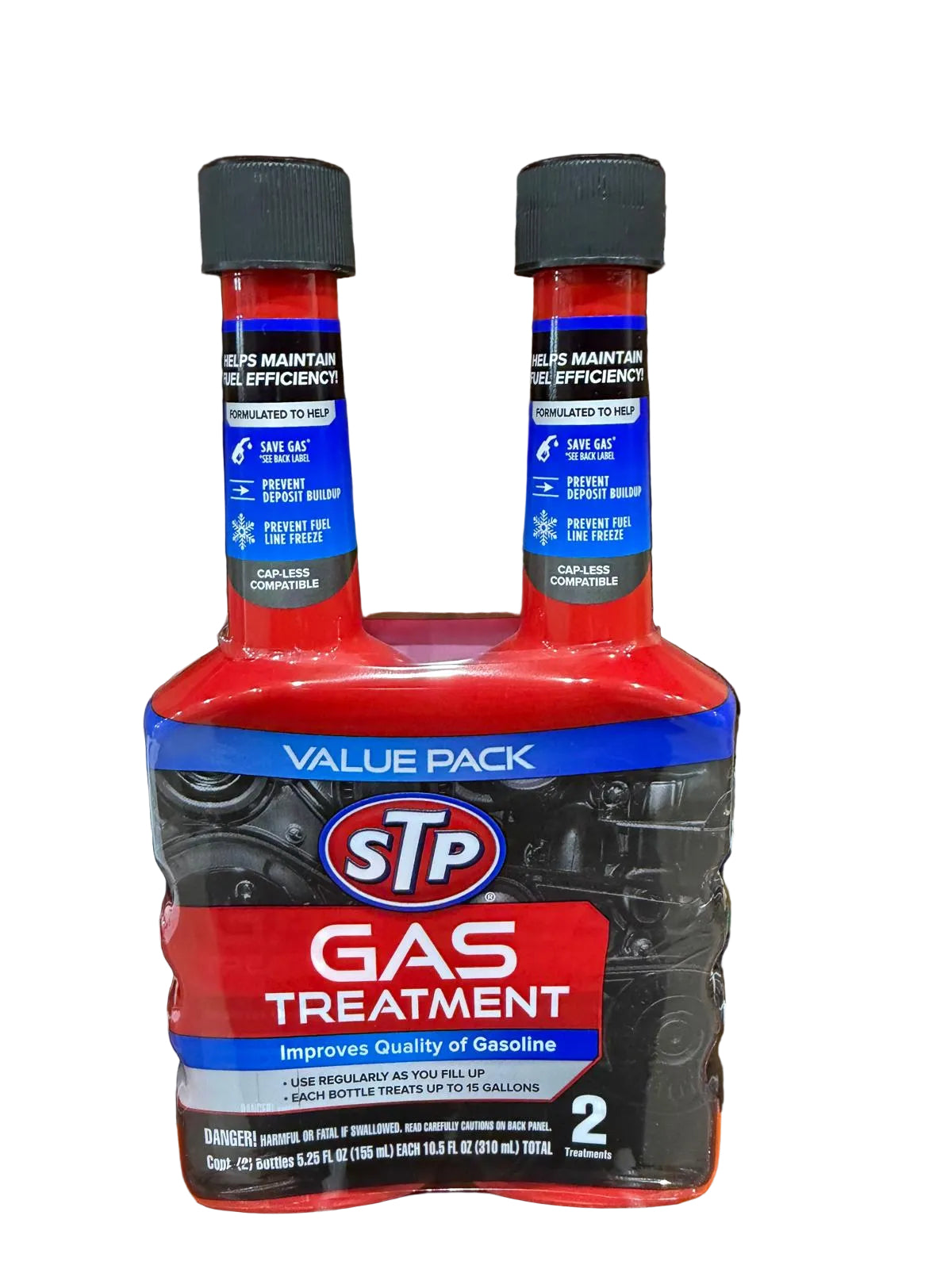STP ADDITIVES 5.25 OZ 2PK GAS TREATMENT