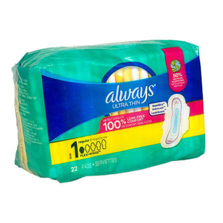 ALWAYS ULTRA THIN 12/22 CT SIZE 1