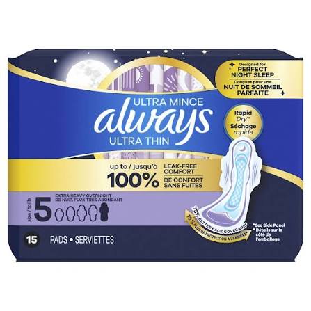 ALWAYS ULTRA THIN 6/15 SIZE 5