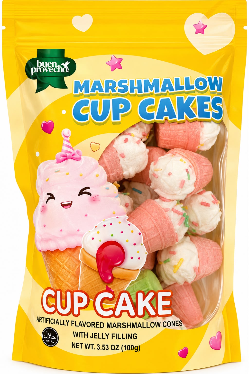 Buen Provecho Marshmallow Cup Cakes
