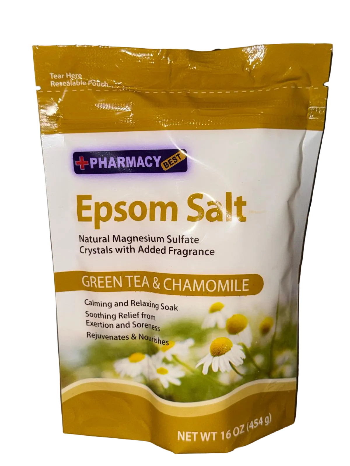Pharmacy Best Epsom Salt 1lb Green N Chamomile