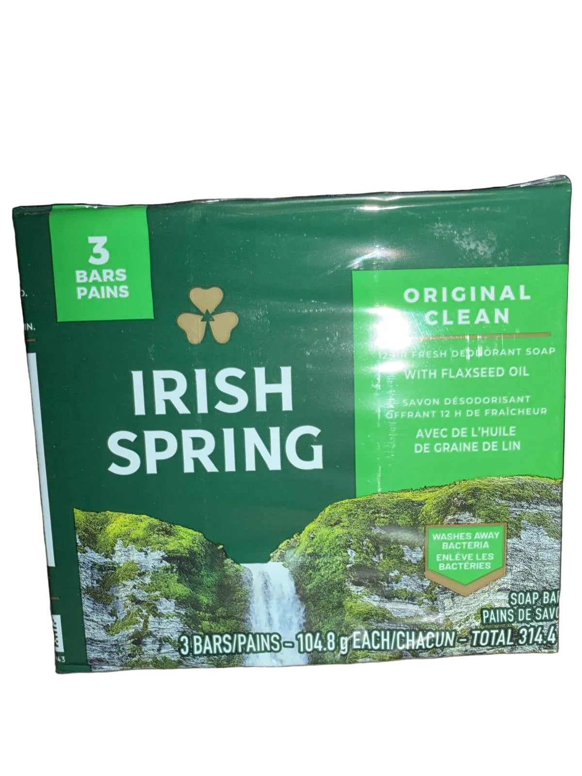 Irish Spring Bar Soap Original Clean 3pk/3.7oz
