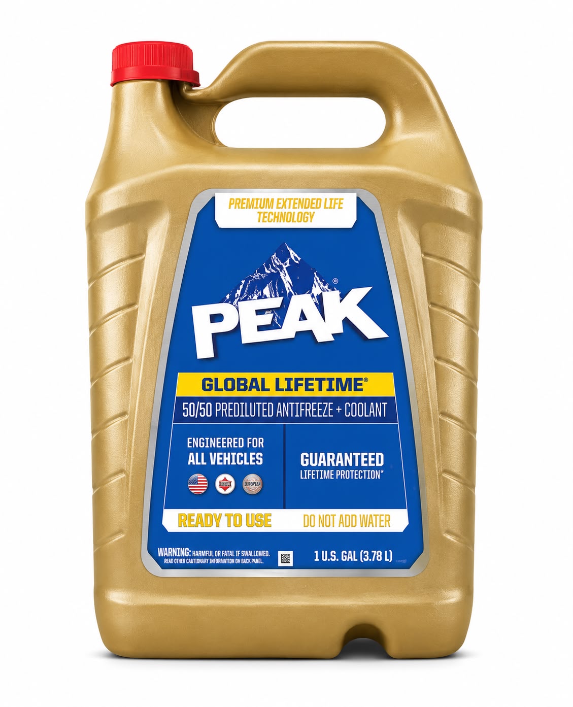 PEAK  50/50 Predilute Antifreeze + Coolant 6x1Gal