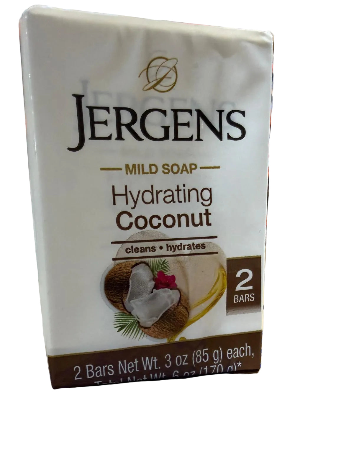 Jergens Bar Soap Hydrating Coconut 3oz/2pk