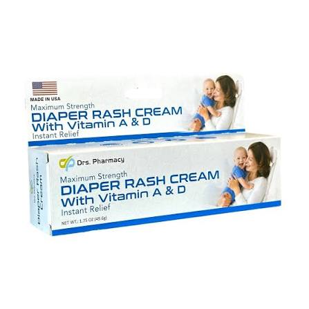 DRS. PHARMACY DIAPER RASH CREAM 1.75 OZ