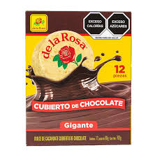 De la Rosa Mazapan Chocolate Gigante 16/12pc.