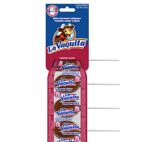 Canels Vaquita Milk Jumbo Lollipop Strip 50ct
