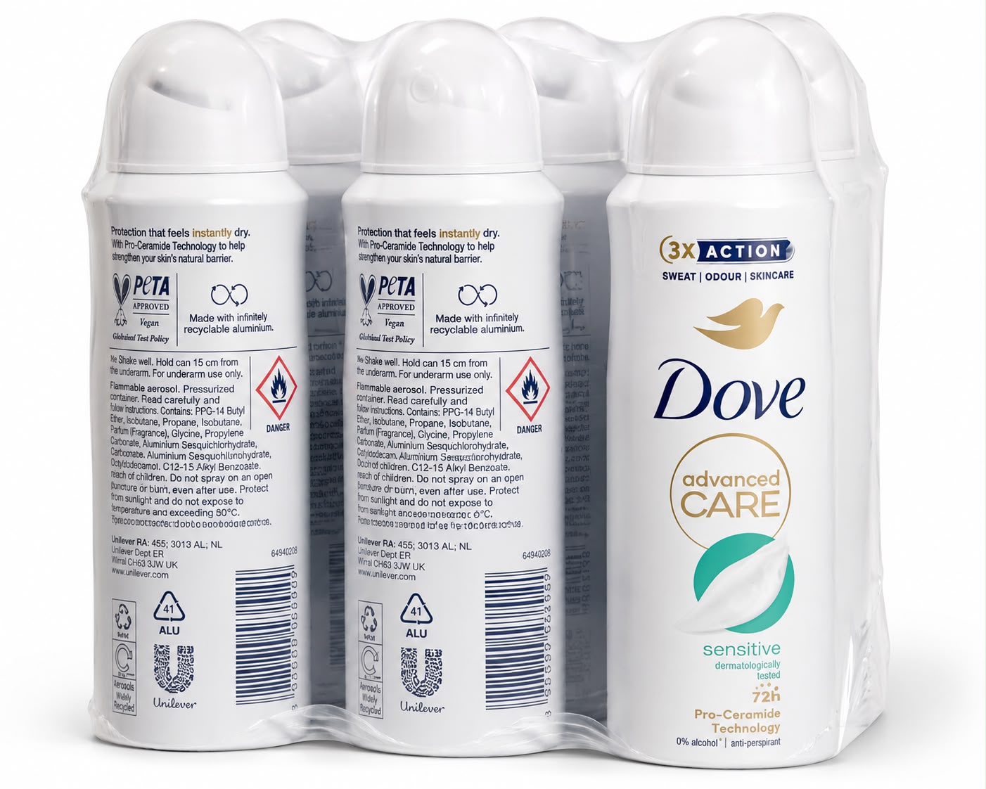 Dove Sensitive APA 6x150ml