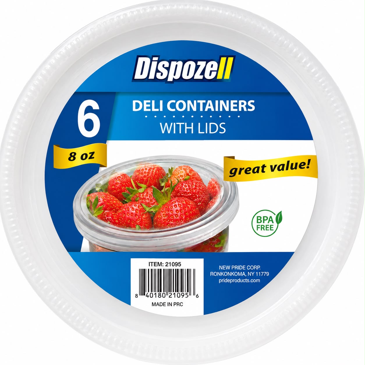 Deli Container Dispozeit 8oz