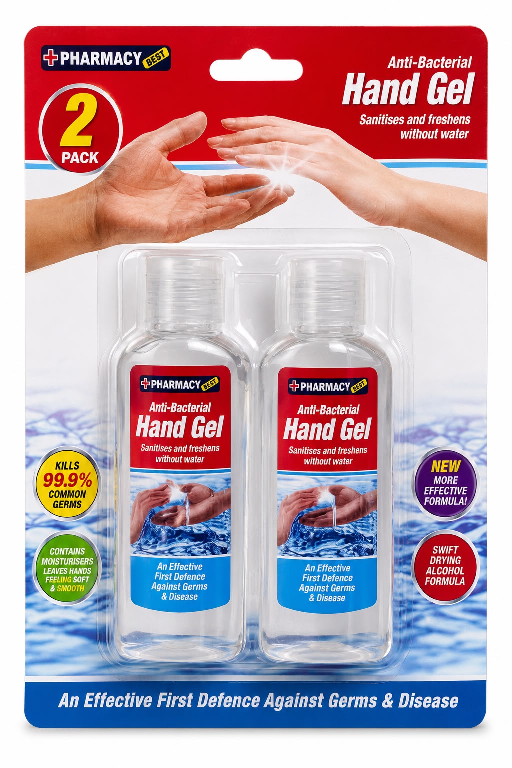 Anti-Bacterial Gel 2 pack