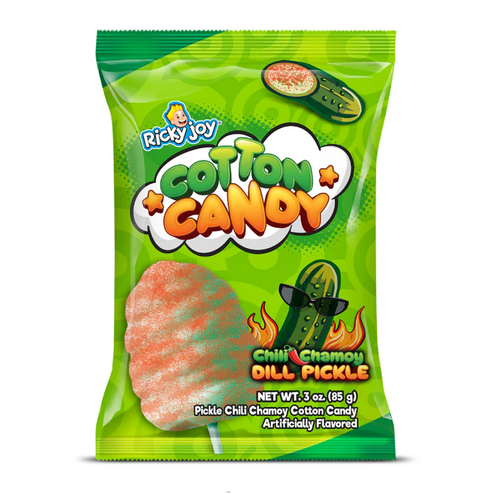 Ricky Joy Cotton Candy Chili Chamoy Pickles12/3oz