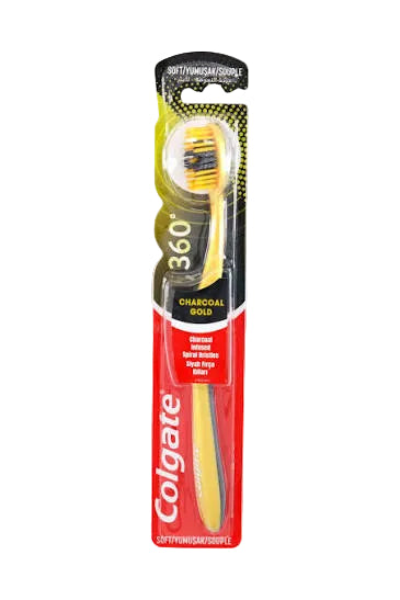 Colgate Toothbrush Charcoal Gold 12ct/1pk