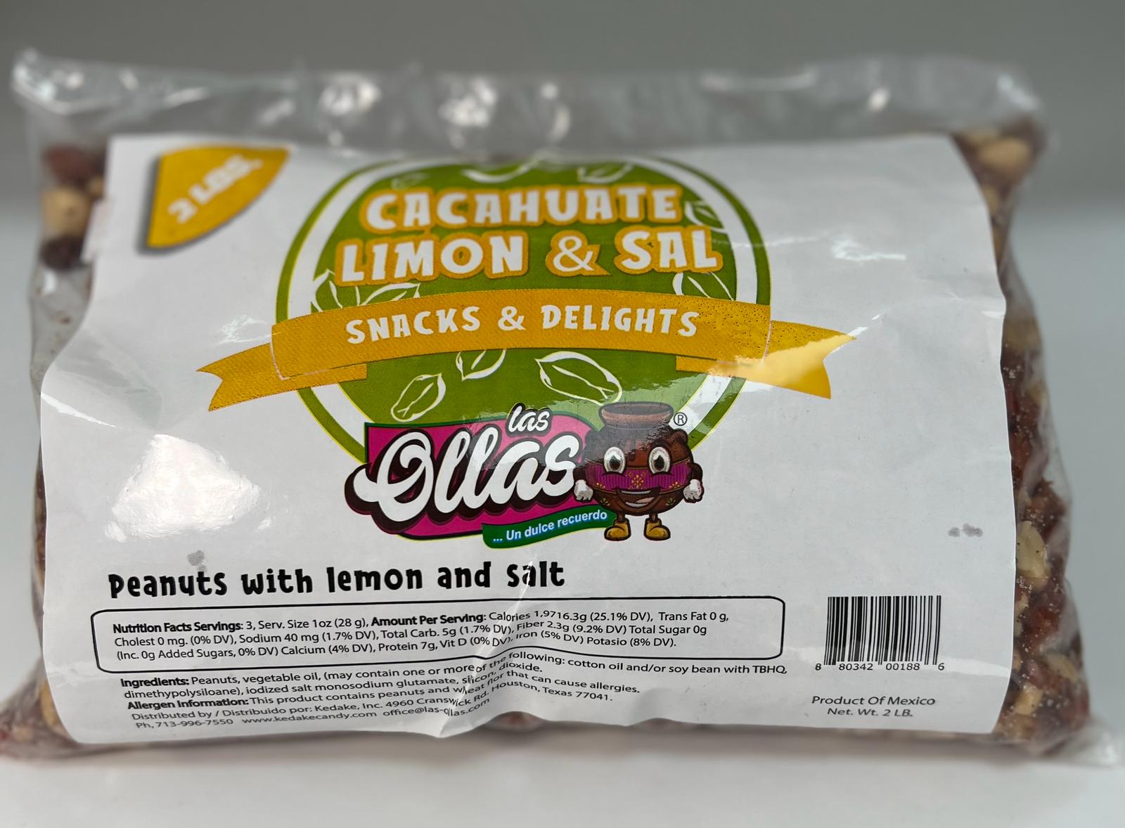 LAS OLLAS CACAHUATE LIMON Y SAL 10/2LBS