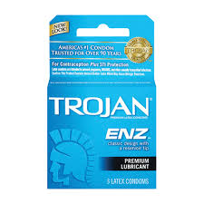 TROJAN CONDOM 3CT PREMIUM LIGHT BLUE LUBRICATED