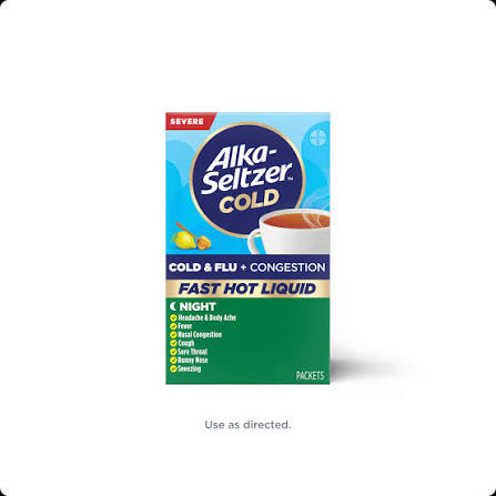 ALKA SELTZER PLUS COLD N FLU 6 CT NIGHT TIME