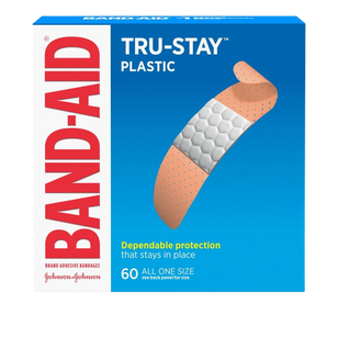 BAND-AID PLASTIC 6/60CT